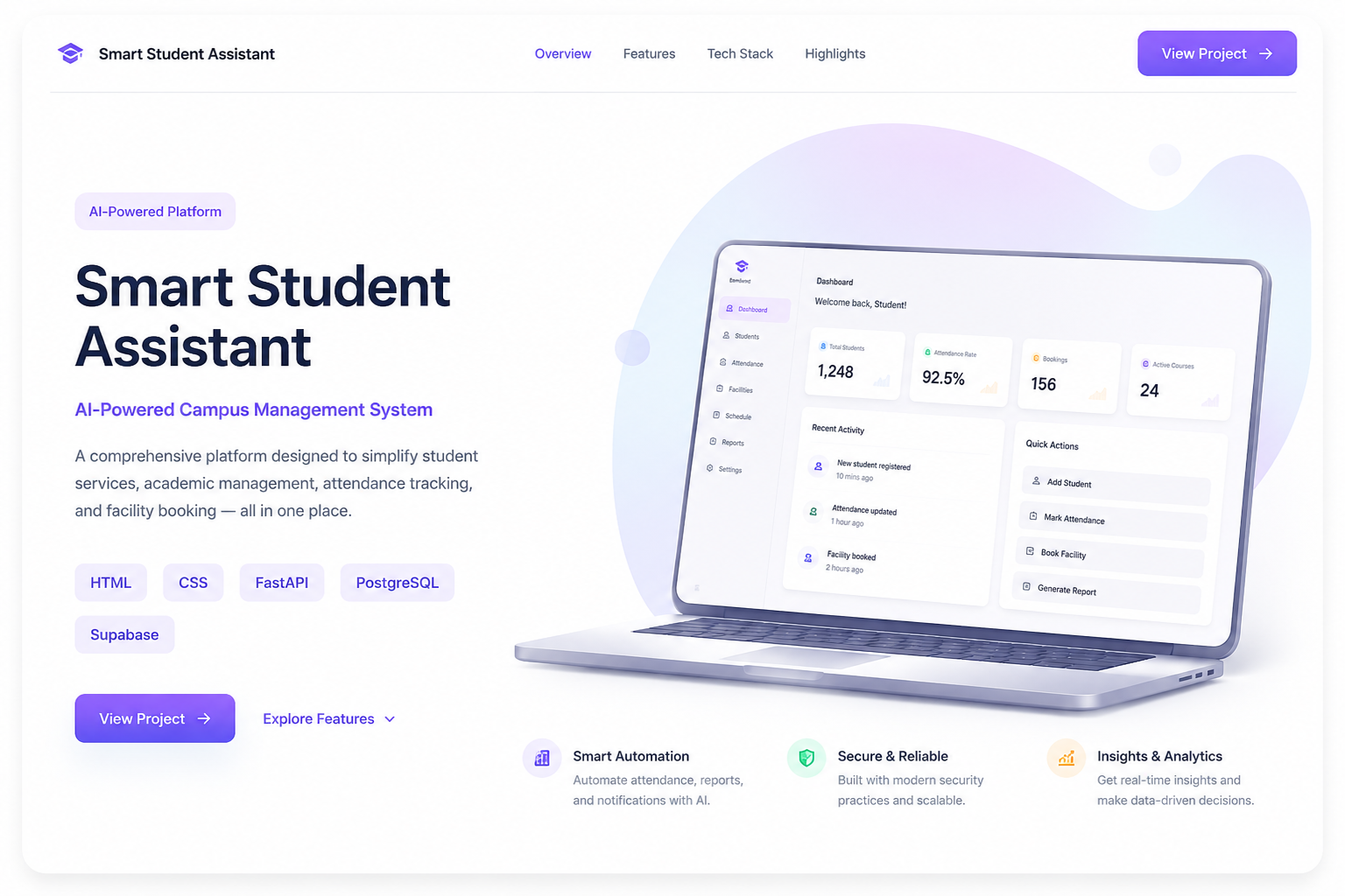 Smart Student Assistant